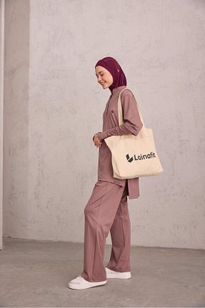 روسری بنفش پنبه ای Laina - کد 902915453