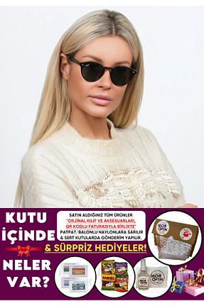 عینک آفتابی مشکی زنانه 49 Ray-Ban - کد 901754924