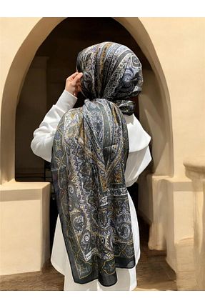 شال مشکی زنانه پنبه ای Helyabutik - کد 901755580