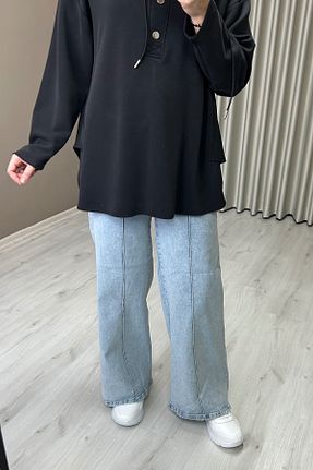 شلوار حجاب آبی زنانه پنبه ای NOSHE - کد 901759647