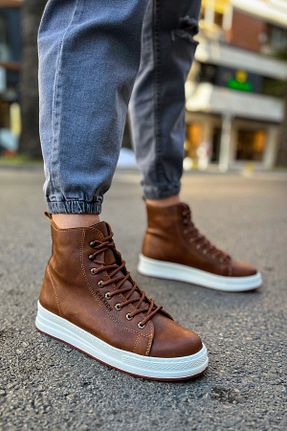 بوت / نیم بوت رنگی مردانه چرم مصنوعی shoecide - کد 901760676