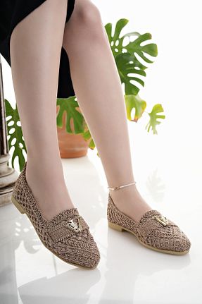 بابت قهوه ای زنانه پارچه ای Modafırsat - کد 901779152