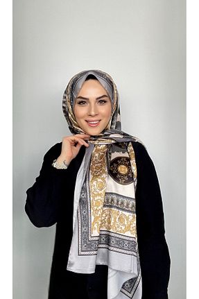 شال رنگی زنانه پنبه ای İpekal - کد 901781448