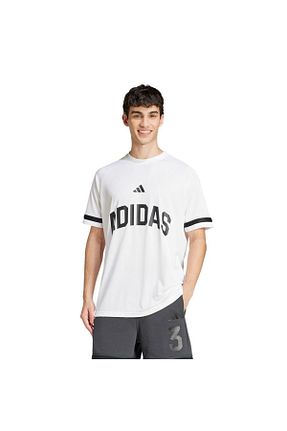 تیشرت اسپرت سفید مردانه رگولار adidas - کد 900602520