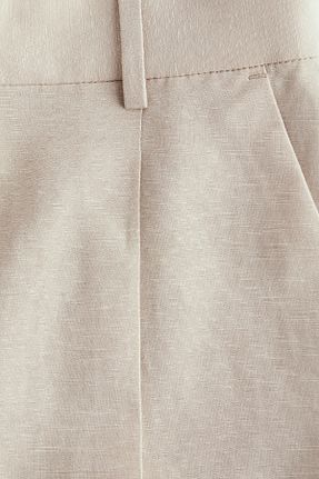 شلوارک و برمودا بژ زنانه فاق بلند H&M - کد 901791903
