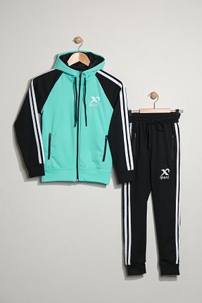 ست گرمکن مشکی بچه گانه پاچه کش دار Zaziko Kids - کد 901027612