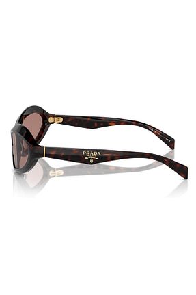 عینک آفتابی قهوه ای زنانه 61 Prada - کد 856463490