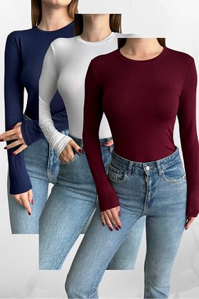 بلوز رنگی زنانه ساده macharel jeans - کد 901806580