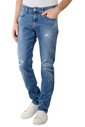 شلوار جین سرمه ای مردانه پاچه تنگ Tommy Jeans - کد 901829188