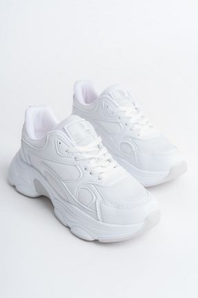 کفش اسنیکر سفید زنانه پارچه ای lavishoes - کد 901835008