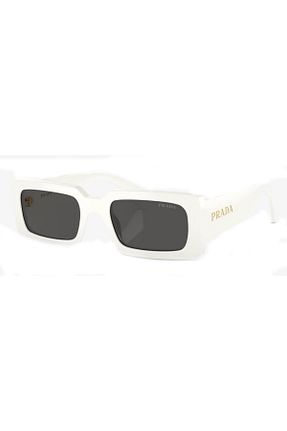 عینک آفتابی سفید زنانه UV400 Prada - کد 809487825