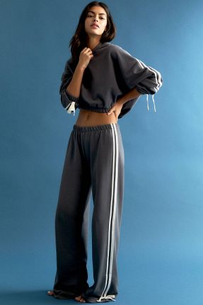 شلوار طوسی زنانه پنبه ای Pull & Bear - کد 901878495