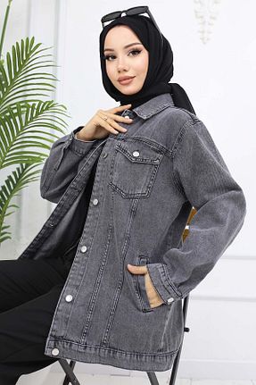 کت حجاب طوسی زنانه رگولار benguen - کد 901884155