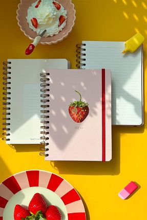دفتر صورتی Sert Matt Notebook - کد 901859883