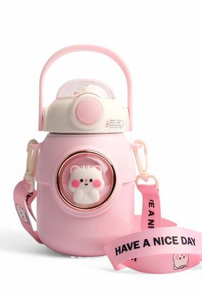 بطری آب و قمقمه صورتی ROSECENTERBAZAAR - کد 860677679