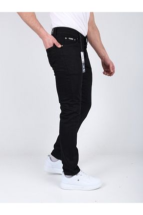 شلوار جین مشکی مردانه پاچه ساده ward jeans - کد 901862912