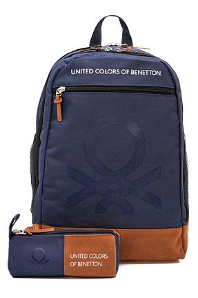 کیف مدرسه سرمه ای بچه گانه United Colors of Benetton - کد 902984380