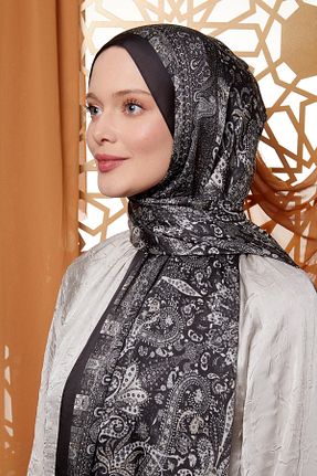 شال مشکی زنانه Poly Twill Levidor - کد 901882229