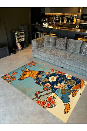 فرش رنگی قابل شستشو Rugs Modern Halı - کد 901884384