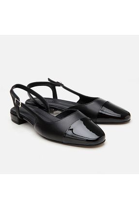 بابت مشکی زنانه چرم خالص Hotiç - کد 901875788