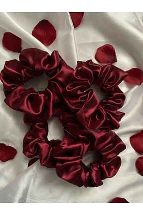 گیره سر زرشکی زنانه ساتن KINACIKIZ - کد 901886678