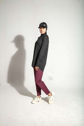 سوئیشرت حجاب مشکی زنانه پلی استر FD SPORTS - کد 823655448