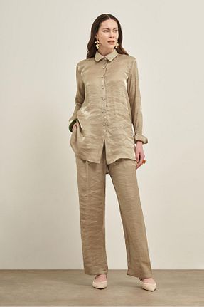 ست بالاتنه و پائین تنه سبز زنانه بافتنی FTZ WOMEN - کد 901902000