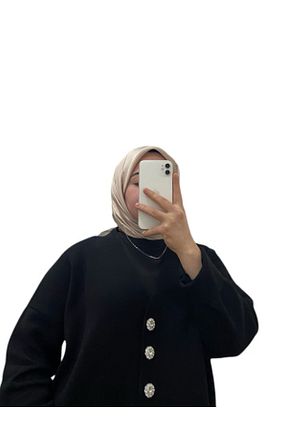 روسری رنگی کرپ ساتن ابریشم Armine - کد 901900974