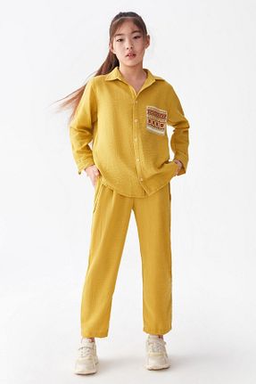 ست بالاتنه و پائین تنه سبز بچه گانه بافتنی HAUSEkids - کد 805352001