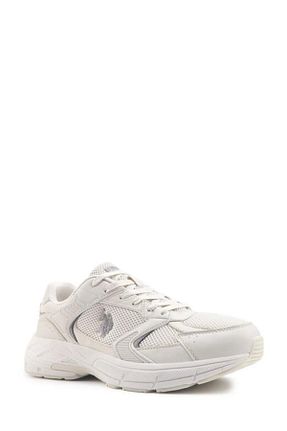 کفش پیاده روی بژ مردانه پارچه ای U.S. Polo Assn. - کد 832164550