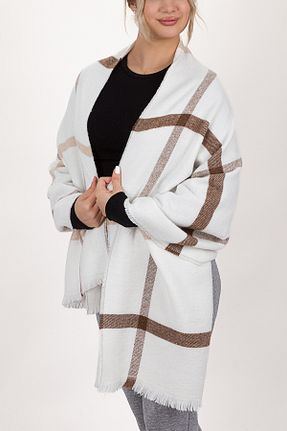 شال گردن بژ زنانه بافتنی Histakı - کد 370656486