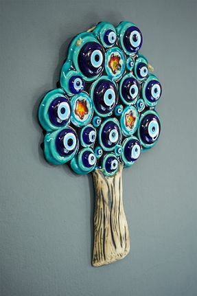 محصول دکوراسیون دیوار آبی سرامیک caMekan - کد 379006865