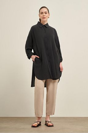 تونیک مشکی زنانه بافتنی FTZ WOMEN - کد 901933968