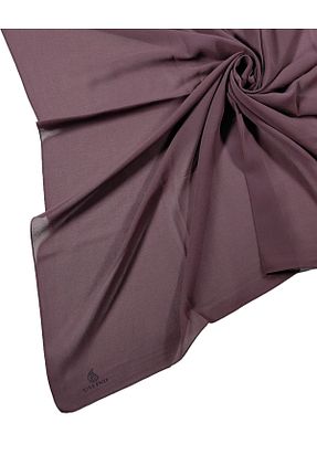 روسری بنفش کرپ mim eşarp - کد 892915628