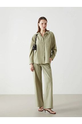 شلوار متالیک زنانه کتان LC Waikiki - کد 901944433