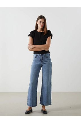 شلوار آبی زنانه بافتنی LC Waikiki - کد 903190972