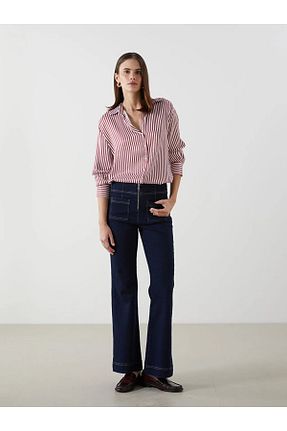 شلوار آبی زنانه بافتنی LC Waikiki - کد 901946955
