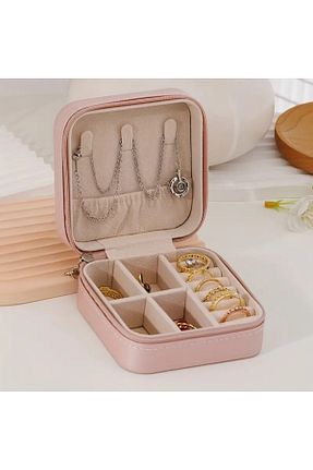نظم دهنده جواهرات و آرایش صورتی پارچه Le Manolia Accessories - کد 901954186
