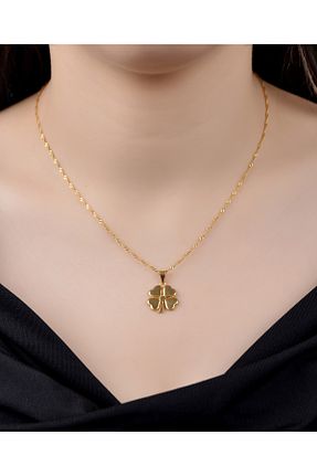 گردنبند طلا زرد زنانه 22 عیار kuyumcu nurettin - کد 750851892