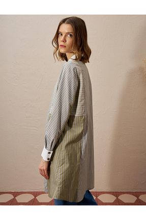 تونیک حجاب خاکی بافتنی Kayra - کد 901984901