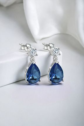 گوشواره نقره زرد زنانه 925 عیار jelux silver - کد 792646582