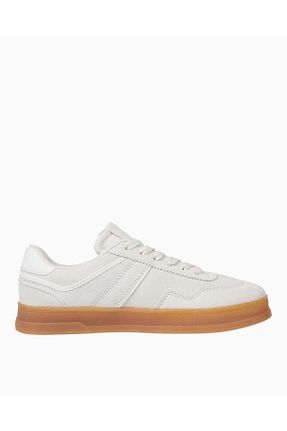 کفش اسنیکر بژ زنانه بند دار Tommy Hilfiger - کد 887482792