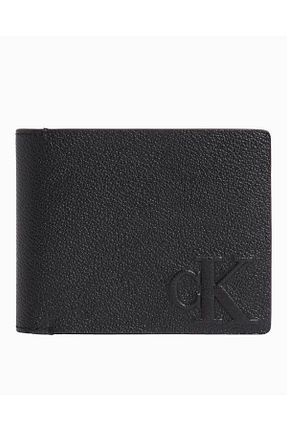 کیف پول مشکی مردانه چرم خالص Calvin Klein - کد 890675892