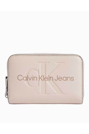 کیف پول صورتی زنانه سایز متوسط Calvin Klein - کد 883339807