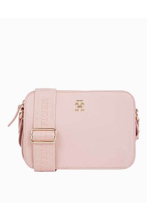 کیف دوشی صورتی زنانه پلی اورتان Tommy Hilfiger - کد 898533111