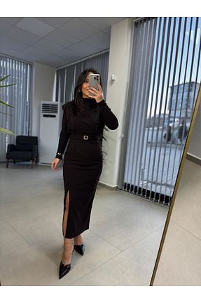 لباس قهوه ای زنانه کرپ caddstore - کد 901998093