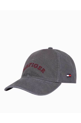 کلاه طوسی مردانه پنبه ای Tommy Hilfiger - کد 902007886
