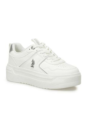 کفش اسنیکر سفید زنانه بند دار U.S. Polo Assn. - کد 894018429