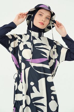 مایو حجاب سرمه ای Alfasa - کد 902025975
