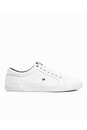 کفش اسنیکر سفید مردانه بند دار Tommy Hilfiger - کد 97356011